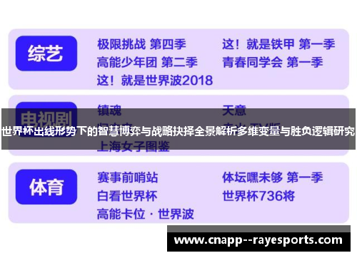 世界杯出线形势下的智慧博弈与战略抉择全景解析多维变量与胜负逻辑研究 世界杯出线形势下的智慧博弈与战略抉择全景解析多维变量与胜负逻辑研究